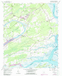 Download a high-resolution, GPS-compatible USGS topo map for Legareville, SC (1988 edition)