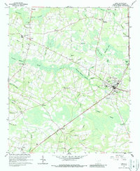 Download a high-resolution, GPS-compatible USGS topo map for Loris, SC (1987 edition)
