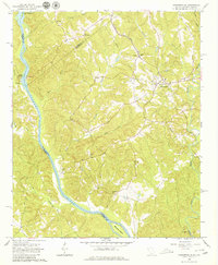Download a high-resolution, GPS-compatible USGS topo map for Lowndesville, SC (1980 edition)