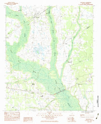 Download a high-resolution, GPS-compatible USGS topo map for Mayesville, SC (1983 edition)