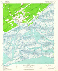preview thumbnail of historical topo map of Charleston County, SC in 1942