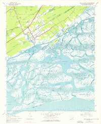 preview thumbnail of historical topo map of Charleston County, SC in 1942