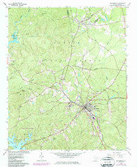 Download a high-resolution, GPS-compatible USGS topo map for Mc Cormick, SC (1987 edition)