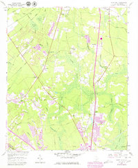 1957 Map of Ladson, SC, 1979 Print
