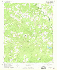 preview thumbnail of historical topo map of Kershaw County, SC in 1967