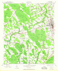 Download a high-resolution, GPS-compatible USGS topo map for Mullins, SC (1968 edition)