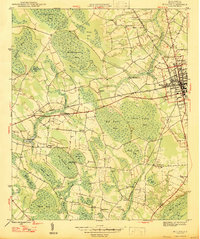 Download a high-resolution, GPS-compatible USGS topo map for Mullins, SC (1947 edition)