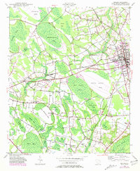 Download a high-resolution, GPS-compatible USGS topo map for Mullins, SC (1981 edition)