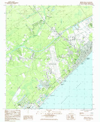 Download a high-resolution, GPS-compatible USGS topo map for Myrtle Beach, SC (1985 edition)