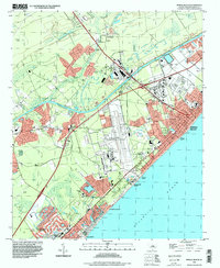Download a high-resolution, GPS-compatible USGS topo map for Myrtle Beach, SC (1999 edition)