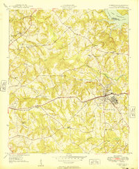 1949 Map of Ninety-Six