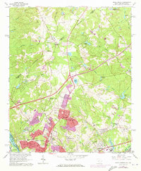 Download a high-resolution, GPS-compatible USGS topo map for North Augusta, SC (1973 edition)