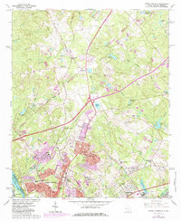 Download a high-resolution, GPS-compatible USGS topo map for North Augusta, SC (1984 edition)