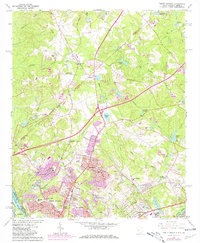 Download a high-resolution, GPS-compatible USGS topo map for North Augusta, SC (1981 edition)