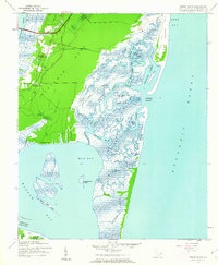 Download a high-resolution, GPS-compatible USGS topo map for North Island, SC (1962 edition)