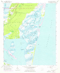 Download a high-resolution, GPS-compatible USGS topo map for North Island, SC (1976 edition)