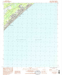Download a high-resolution, GPS-compatible USGS topo map for Ocean Forest, SC (1984 edition)