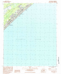 Download a high-resolution, GPS-compatible USGS topo map for Ocean Forest, SC (1984 edition)