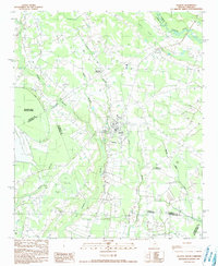 Download a high-resolution, GPS-compatible USGS topo map for Olanta, SC (1990 edition)