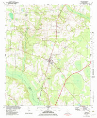Download a high-resolution, GPS-compatible USGS topo map for Olar, SC (1983 edition)