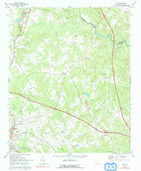 Download a high-resolution, GPS-compatible USGS topo map for Ora, SC (1992 edition)