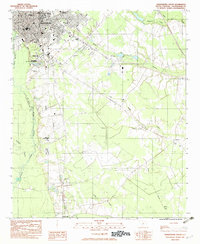 Download a high-resolution, GPS-compatible USGS topo map for Orangeburg South, SC (1982 edition)