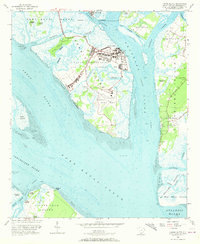 Download a high-resolution, GPS-compatible USGS topo map for Parris Island, SC (1970 edition)