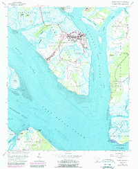 Download a high-resolution, GPS-compatible USGS topo map for Parris Island, SC (1990 edition)