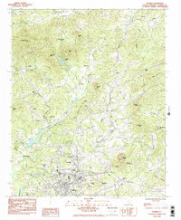 preview thumbnail of historical topo map of Pickens, SC in 1983