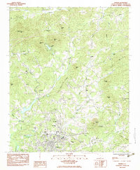 Download a high-resolution, GPS-compatible USGS topo map for Pickens, SC (1983 edition)