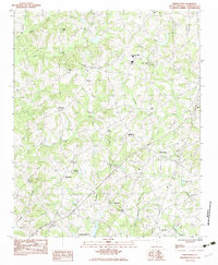 Download a high-resolution, GPS-compatible USGS topo map for Piercetown, SC (1983 edition)