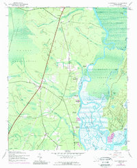 Download a high-resolution, GPS-compatible USGS topo map for Plantersville, SC (1989 edition)