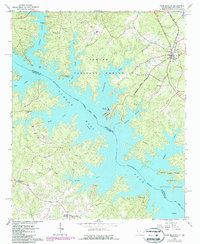 Download a high-resolution, GPS-compatible USGS topo map for Plum Branch, SC (1987 edition)