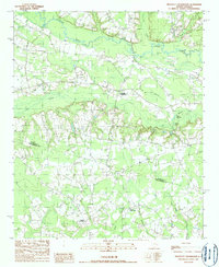 preview thumbnail of historical topo map of Florence County, SC in 1990