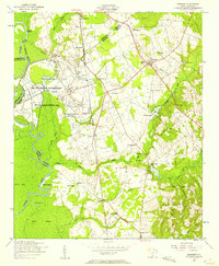 Download a high-resolution, GPS-compatible USGS topo map for Rembert, SC (1957 edition)
