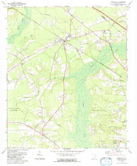 Download a high-resolution, GPS-compatible USGS topo map for Ridgeville, SC (1980 edition)