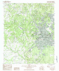 Download a high-resolution, GPS-compatible USGS topo map for Rock Hill West, SC (1985 edition)