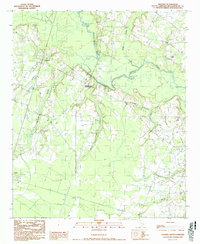 Download a high-resolution, GPS-compatible USGS topo map for Salters, SC (1990 edition)