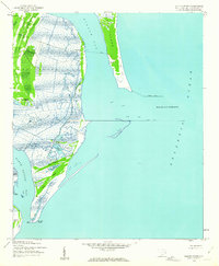 Download a high-resolution, GPS-compatible USGS topo map for Santee Point, SC (1962 edition)