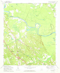Download a high-resolution, GPS-compatible USGS topo map for Saylors Lake, SC (1973 edition)