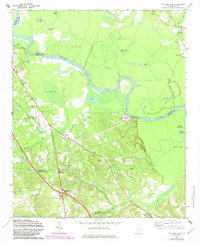 Download a high-resolution, GPS-compatible USGS topo map for Saylors Lake, SC (1983 edition)