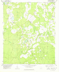 preview thumbnail of historical topo map of Hampton County, SC in 1978