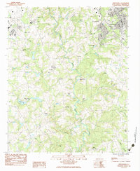 Download a high-resolution, GPS-compatible USGS topo map for Simpsonville, SC (1983 edition)
