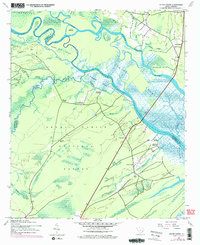 Download a high-resolution, GPS-compatible USGS topo map for South Santee, SC (1976 edition)