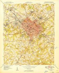 1949 Map of Spartanburg