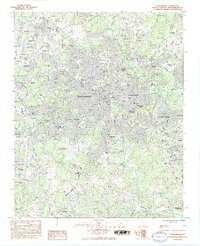 1983 Map of Spartanburg