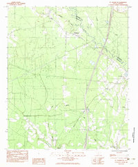 preview thumbnail of historical topo map of Colleton County, SC in 1982