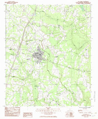 Download a high-resolution, GPS-compatible USGS topo map for St George, SC (1983 edition)