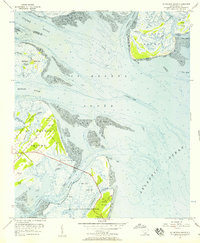 Download a high-resolution, GPS-compatible USGS topo map for St Helena Sound, SC (1957 edition)