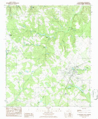 preview thumbnail of historical topo map of St. Matthews, SC in 1986